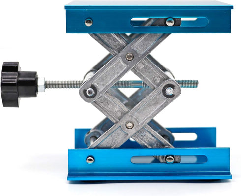Lab Jack Stand Table Lift, Aluminium Oxide Laboratory Support Jack Platform Lab Lift Stand Table Lab Stand Lifter (4"X4")