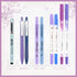 WRITECH Journaling Kit, Gel Ink Pens, Retractable Highlighters, Dual Tip Brush Pens, 9 Count with Pen Bag