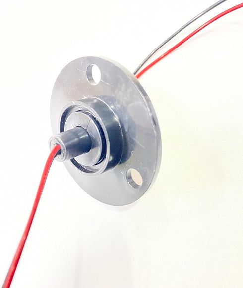 Taidacent Slip Ring Collector Ring Rotary Electrical Contact 5A 15A 20A 30A 40A 60A 2 Wires (5A)