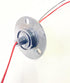 Taidacent Slip Ring Collector Ring Rotary Electrical Contact 5A 15A 20A 30A 40A 60A 2 Wires (5A)