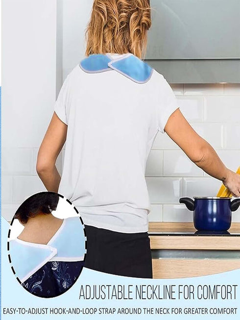 KAYNO Adjustable Rehabilitation Bib for Elderly Care with Pocket