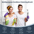 5 LifeBasis Rechargeable Power Scrubber, Cordless Electric Cleaning Brush, Water Resistant Small Electric Grout Brush
