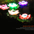 Lotus Solar Outdoor Lights Water Floating Solar Garden Lights Energy-Saving Decorative Light for Yard Decor Landscape