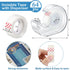 Yahenda 64 Pcs Invisible Tape - Refillable Dispensers, 0.7 x 985 Inches Transparent Tape for Office Home School