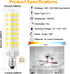 E11 Bulb Dimmable, JDE11 120V 100W T3 T4 6000K 10W 1000lm E11 Bulb Pack 4 Led Halogen Equivalent, Mini Candelabra Base