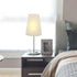 6X6X7 Inches E14 Bulb Linen Fabric Lampshade Beige Semi-Circle Heightened Design for Table and Pendant Lamp Decoration