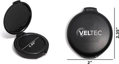 Veltec 1 Pack Thumbprint Fingerprint Ink Pad Stamp Pad for Notary Supplies Identification Security ID Fingerprint Cards
