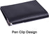 Wisdompro 2 Pack Journal Cover, PU Leather Notebook Cover for 3.5" x 5.5" Pocket Notebooks - Black