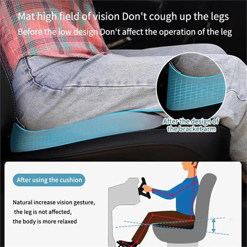 Generic Tailbone Cushion Non Slip Orthopedic Memory Foam Prostate for Sciaticaback Pain Relief Comfort Chair Car