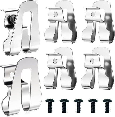 6PCS Belt Clip for Ryobi - Compatible with Ryobi and Ridgid 18 Volt Tools, Stainless Steel Replacement Hook