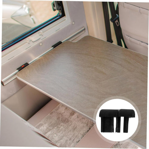 2pcs Table Leg Protectors Foldable Floor Protectors for Rv Home Use Concealed Design for Stability Compact Portable