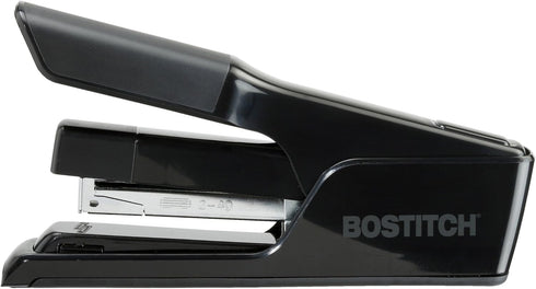 Bostitch Office EZ Squeeze Flat Clinch Desktop Stapler, 40 Sheet Capacity, Reduced Effort, Black (B9040)