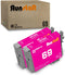 Run Star 2 Magenta 69 T069 Remanufactured Ink Cartridge Replacement for Epson 69 T069 (2 Magenta) for Epson Stylus C120
