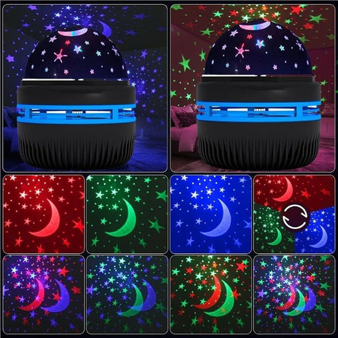 OFAPLFKUR 1 LED Lights Projector Starry Sky Night Light Projector Baby Lamp Decor Starry Moon Galaxy Projector for Kids