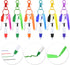 WXJ13 24 Pieces Mini Highlighter Nurse Pen Pack, 6 Tip Highlighter, 6 Retractable Ball Pen, 6 Permanent Marker,