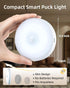 6-Pack 3 12 Dimmable Counter EZVALO Under Cabinet Lighting, Rechargeable Motion Sensor Puck Light with Remote, Color