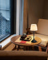 4000mAh Dimmable KDG Cordless LED Table Lamp, Portables Fabric Shade Desk Lamps, Rechargeable Battery Powered Lighting