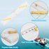 Arms,15 Inches Marine Parallel Ruler with Brass Marine Navigation Ruler for Navigational Plotting Nautical Charts