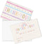FTRZX Boho Kids Thank You Cards, Rainbow Thank You Card For Baby Shower