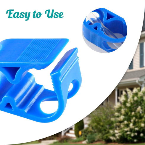 5 Pcs Plastic Tubing Clamps - Adjustable Tube Clamp Shut Off Hose Clamp for Laboratory
