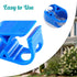 5 Pcs Plastic Tubing Clamps - Adjustable Tube Clamp Shut Off Hose Clamp for Laboratory