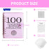 Whaline 100 Envelopes Money Saving Challenge Binder Kit, Easy and Fun Way to Save $5,050, Purple Clear Saving Budget Book with Cash Envelopes, Stickers & Marker Pen by Whaline
