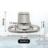 20 Sets Marine Grade Twist Lock Fasteners, Twist Lock Common Sense Fastener, Stainless Steel Plated Rotating Button Fasteners, for Boats, Sailboats, RVs, Dinghies and Caravans