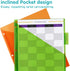 Multicolor Plastic Binder Dividers with One Front Pocket, Tab Binder Divider for 3 Ring Binder, 10 Pack