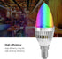 MUNEFE Bulbs Dimmable Bulbs Bulbs Fixtures(E14) Led Color Chanin Liht with Remote Control, Liht Decorative, Clear