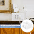 4pcs BE2-4 (2 Gang) Electrical Outlet Box Extender with 16pcs Screws, Heavy Duty Plastic Unit Receptacle Extender