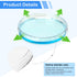 Xuhal 200 Pack Sterile Petri Dishes with Lid, 90mm Dia x 16mm, Plastic Petri Plates for Lab