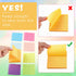 Pop Up Sticky Note Pads with Lined Sticky Notes, 800 Sheets Self Stick Cute Notes, Easy to Post and Clean Removal