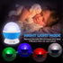 360 4 Bulbs 12 RICTLY Night Light for Kids, Kids Night Light Nebula Degree Rotation - LED Light Color Star Projector