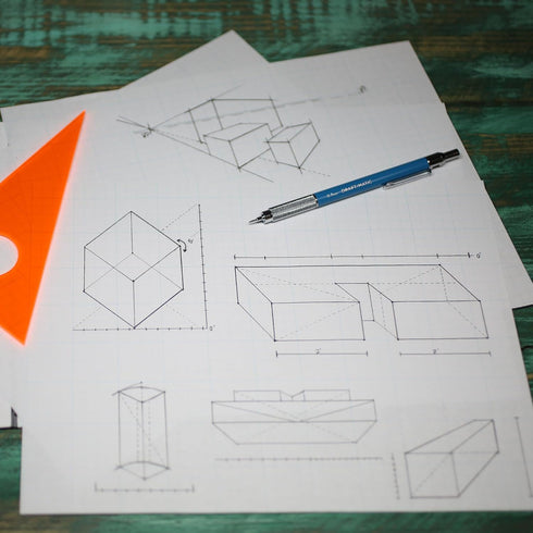 8x8 11"x17" 1422-9 50 11 17 Inch ALVIN Grid Cross Section Paper Pad Model Acid-Free for Use with Pencil or Ink Laser