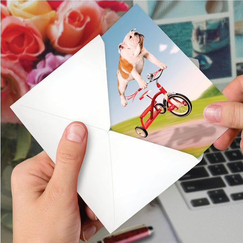 NobleWorks Adorable Birthday Card, Funny Pet Dog Animal Humor, Bday Notecard with Envelope