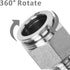 Push to Connect Fitting - 304 Stainless Steel Male Straight 1/2" Tube OD x 1/4" NPT
