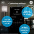 Bulb, ST19 60W (Pack 2) Cync GE Smart LED Light Edison Style, Works with Amazon Alexa and Google Home, WiFi Light, Soft