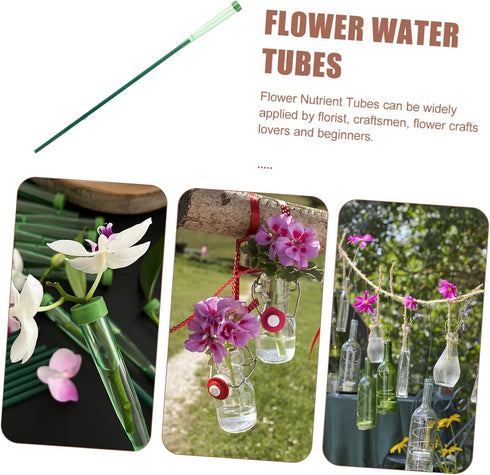 5sets GALPADA Flower Water Tubes for Fresh Flowers Hydration Carrier Bladders for Rose Carnation and Chrysanthemum