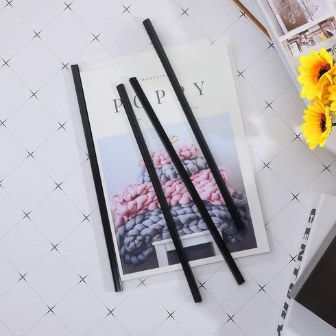 Outus 30 Pieces Binding Bars, Slide Grip Binding Bars for A4 Size Office Report Cover, 12 Inch, 30 Sheets Capacity