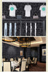 Black Branch Peel and Stick Vinyl Film, Removable DIY Decorative Contact Paper for Cabinets, Countertop Shelf Liner