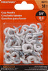 Hardware Essentials Cup Hook, White, 3/4"