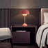 COSYLUX Modern Small Table Lamp for Bedroom, Cute Dome Shade Reflecting Light Reading Lamp for Living Room, Kid's Room