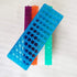 Tube Rack Double Panel, 60 Positions Polypropylene for 0.5ml-2ml Microcentrifuge Tubes, Pack of 5