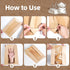 50 Packaging, (50) Funcoo Paper Bread Bags for Homemade Bread, Sourdough Bread Bags Bakery Bags with Window/Tin Tie Tab