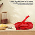 TOYANDONA Tortilla Press Manual Dough Presser Red Sturdy Kitchen Tool for Flour Tortillas Flatbread Press for Home