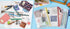 Unifizz B8 Plastic Wallets Folder, Zip Lock Bags, Waterproof Clear Mesh Zipper Pouch Document Bag, White
