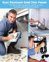 12Pcs Premium Undermount Sink Clips Kit for Bathroom, Kitchen, Heavy Duty Brackets for Granite Countertop