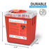 Sharps Containers for Home and Professional Use, 2 Quart Needle Disposal Containers (3 Pack)