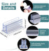 Self Adhesive Sneeze Guard Holder Acrylic Panels Holder Name Tag Holders for Desks Classroom Ticket Sign Holder Adhesive Clips for Fastening Tags Cards Receipts Photos 1 x 0.5 x 0.5''
