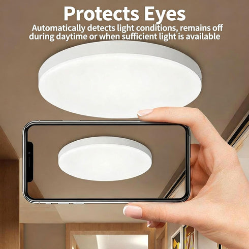 GYLTDORHOZT 12W/18W/24W/36W 6500K Closet, Shower12W LED Ceiling Light with Radar Motion Sensor, Motion Activated Light